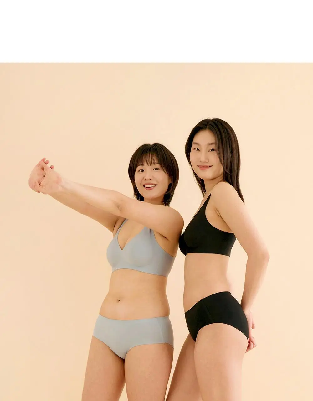 [류혜영 PICK] 마른파이브 쉬어 브라 커브넥 텐션윙 4colors (S~XXL) 상세페이지 45